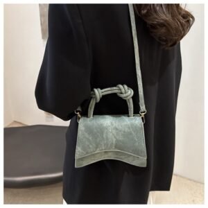 Sac a bandoulière effet jeans