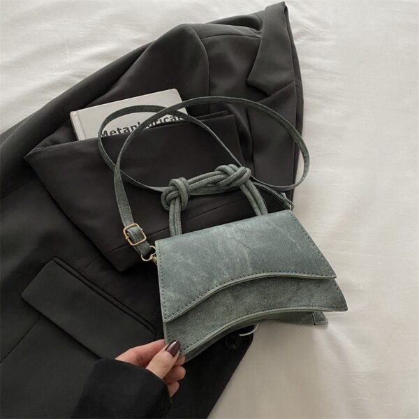 Sac a bandoulière effet jeans